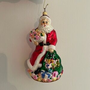 Christopher Radko “65 Roses Santa”